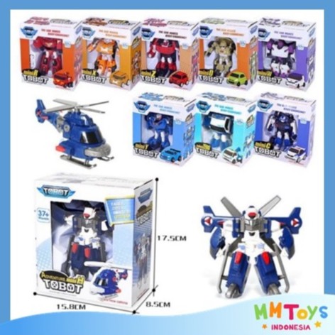 MMTOYS Mainan  Tobot  Mini Transformer Robot Mobil Shopee 