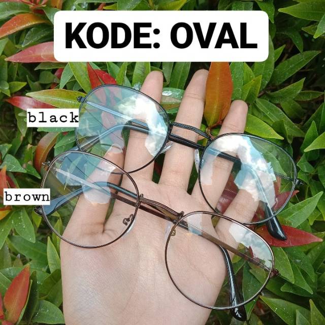 Kacamata Oval & Bulat