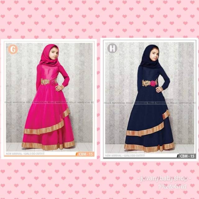 girl dress gamis belle maison