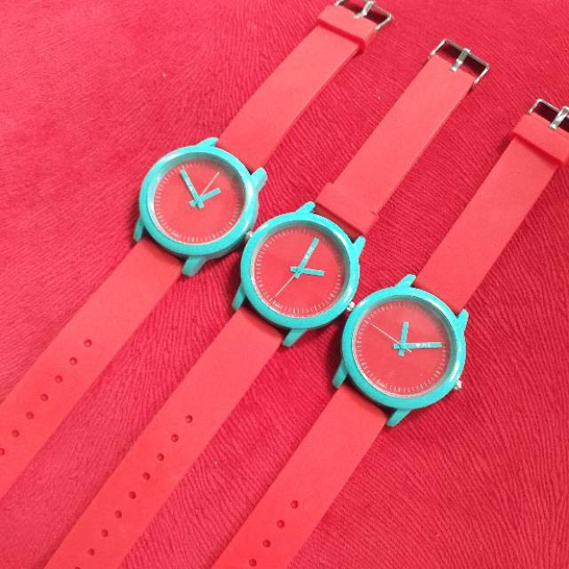 jam tangan fashion tali karet rubber