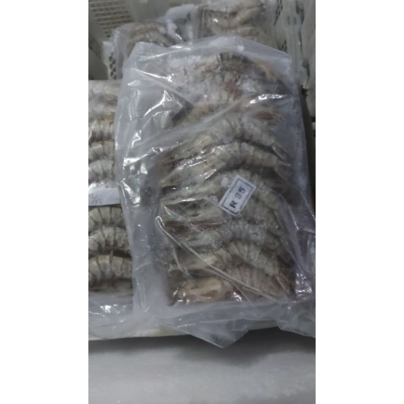 

udang pancet/tiger/windu freshly frozen sz 30/40