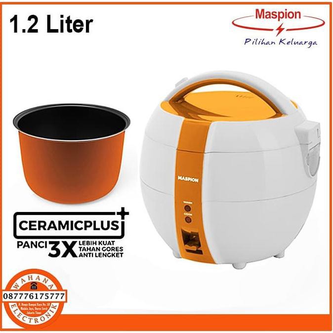 NEW / Maspion Rice Cooker Magic Com Mini 1 Liter 3 in 1 MRJ-1039 MRJ1039 / BERKUALITAS