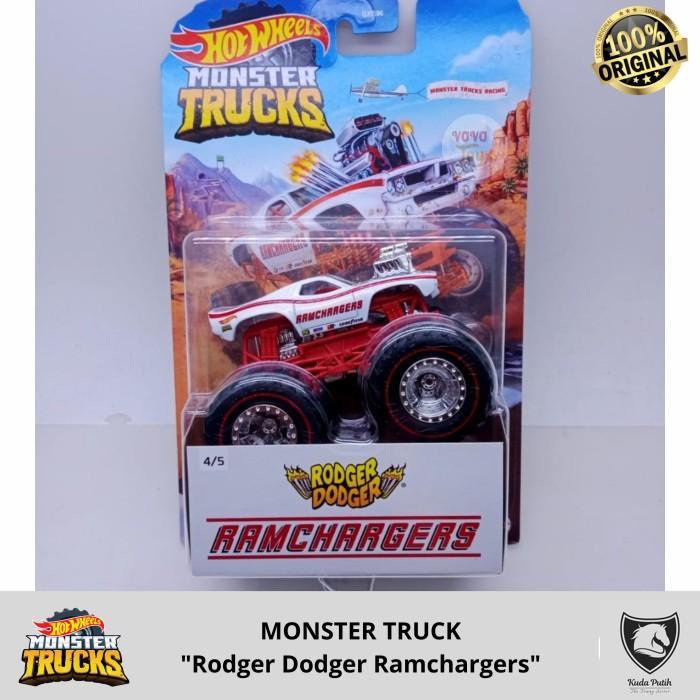 Hot Wheels Monster Truck Rodger Dodger Ramchargers Hotwheels By Eastern