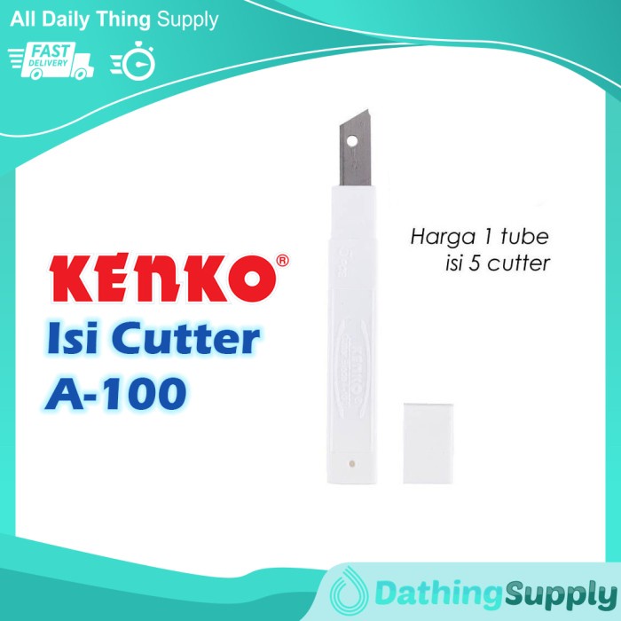 

Isi / Refill / Pisau Cutter Kecil Kenko A-100 / A100 Harga 1 Tube