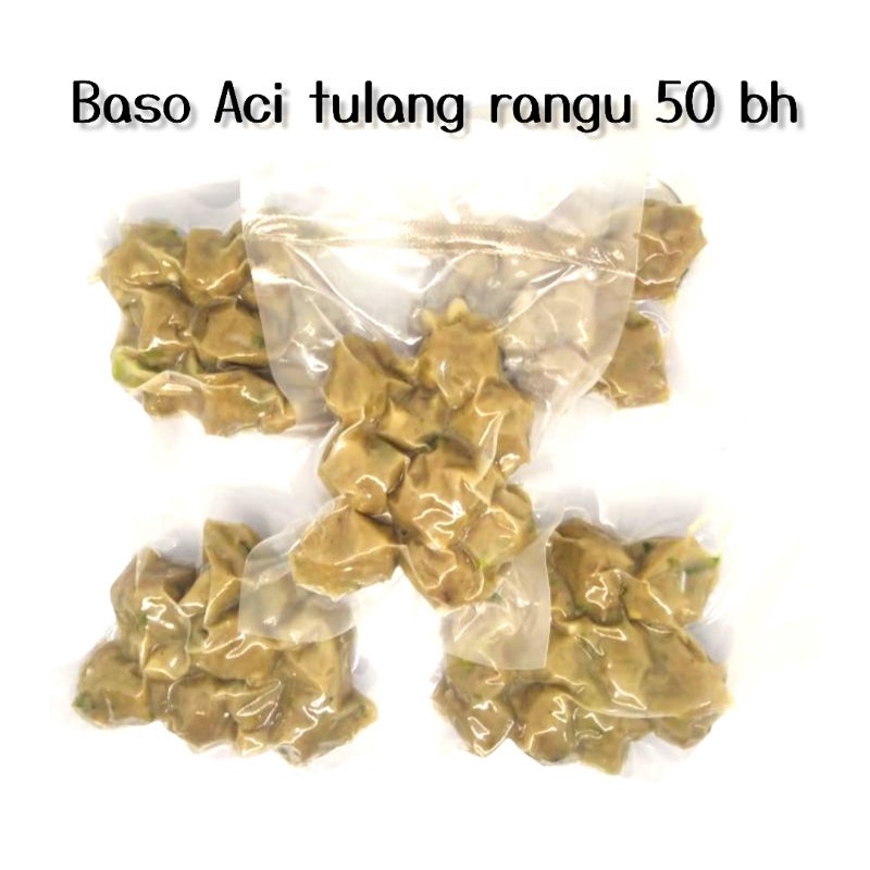 

baso Aci tulang rangu 500 gr - 50 bh