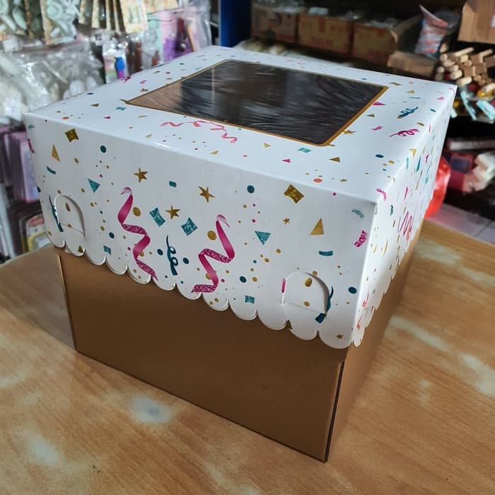 

3Rs5E546 Dus 22X22X20 Dus Kue Box Kue Packaging Kotak Kue 56Eyhr6R