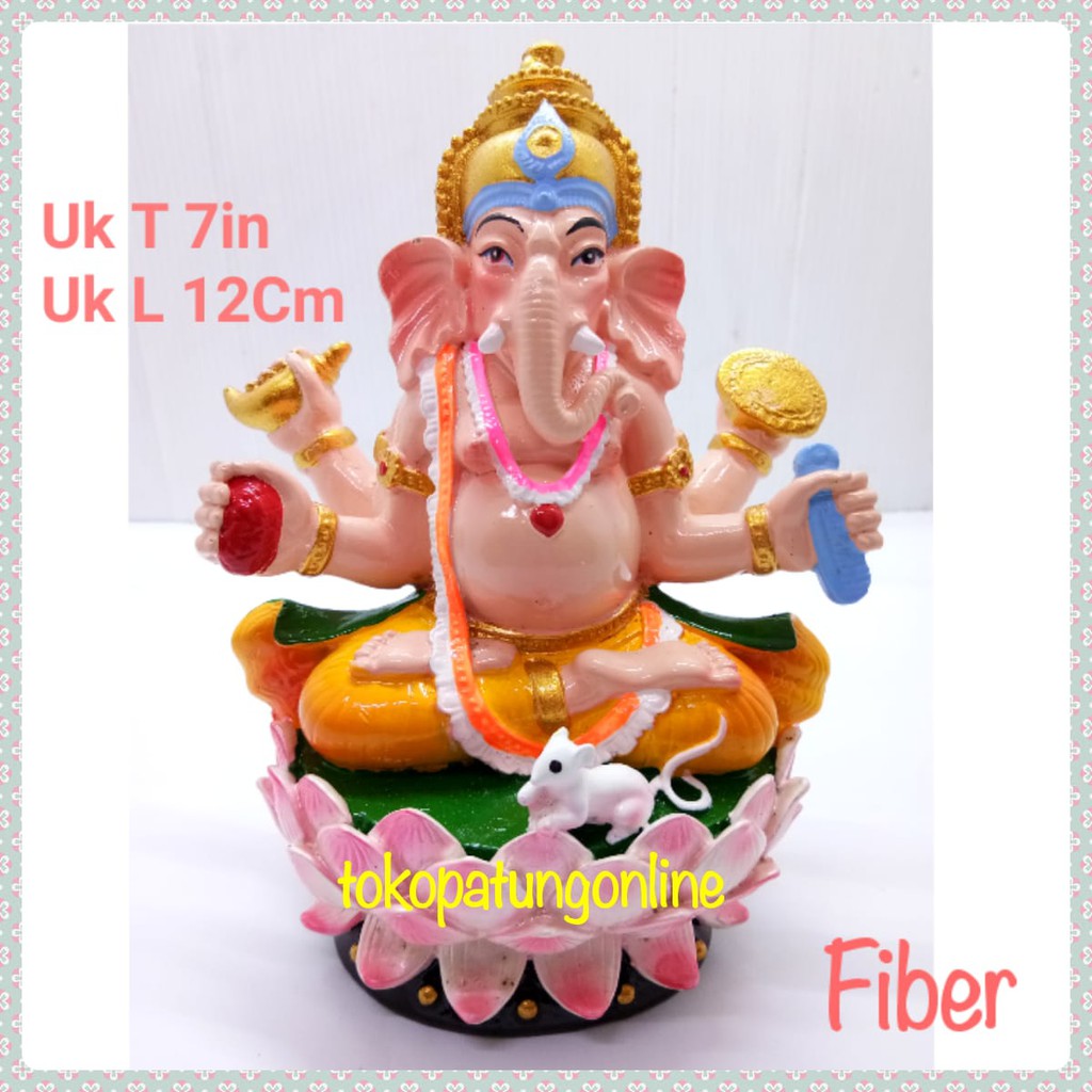 Patung Dewa Ganesha Fiber T07