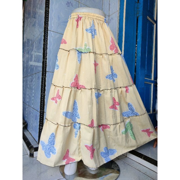 ROK CANDA ANAK// BISA COD ROK SUSUN 5-8TH