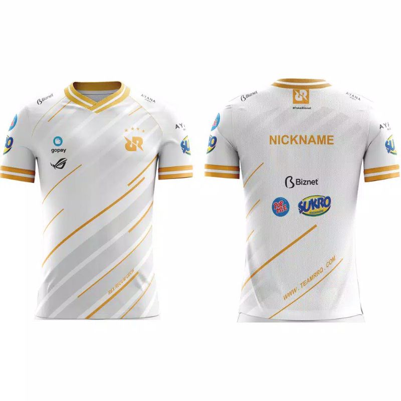 Kaos Jersey Gaming RRQ HOSHI 2020 white edition