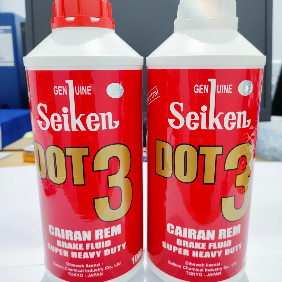 Minyak Rem Seiken Dot 3 Brake Fluid 1000ml Asli Shopee Indonesia 2863