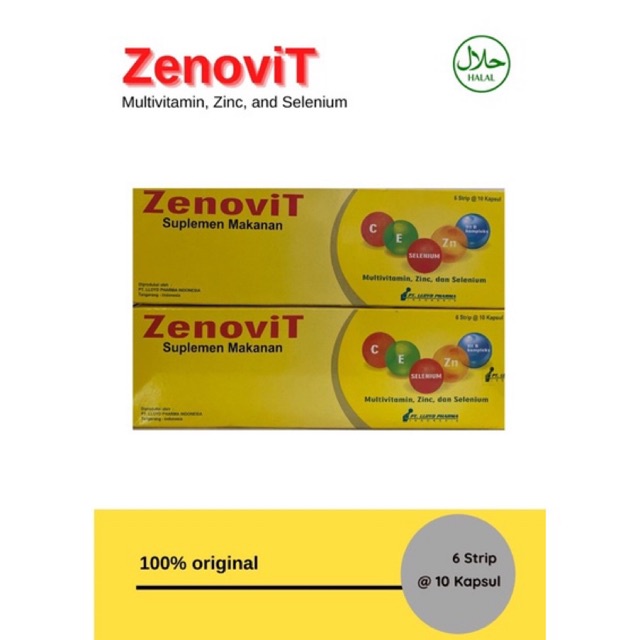 ZenoviT - Food Supplement Isi 60 Kapsul