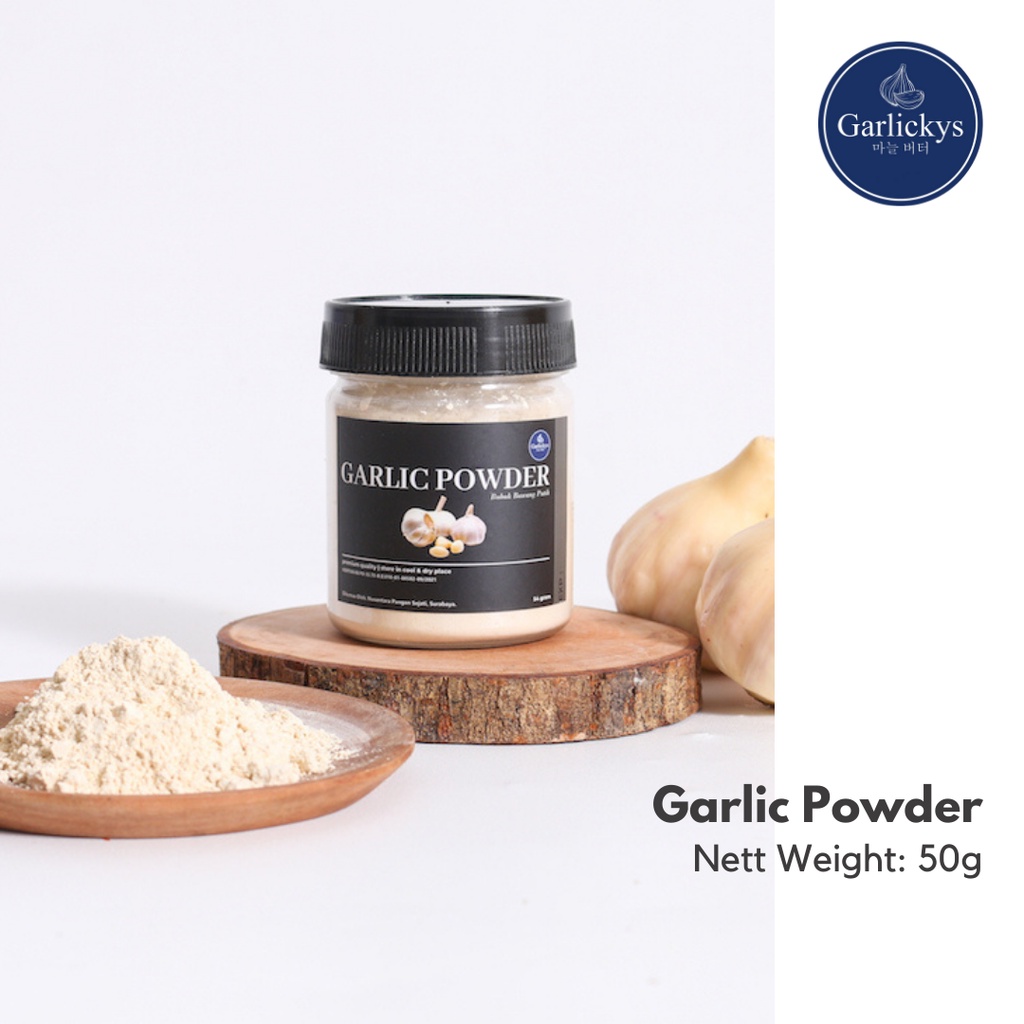 GARLICKYS Bawang Putih Bubuk Garlic Powder Mpasi Murni Onion Shallot Premium Quality Bumbu Bubuk