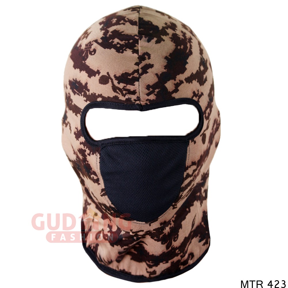 Masker Motor Keren Motif Militer - MTR 423