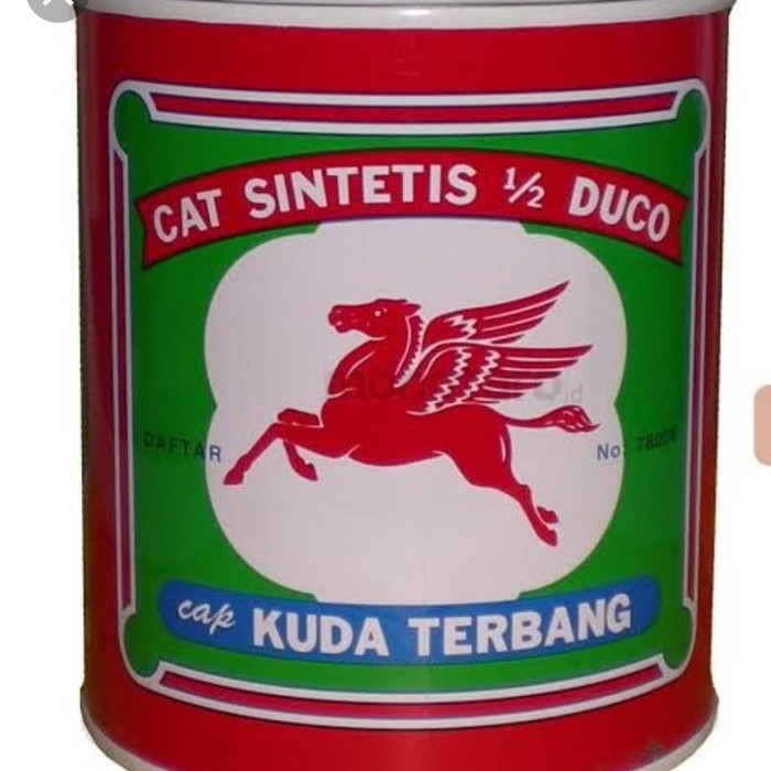 

obral! cat minyak kayu besi merek kuda terbang 1kg khusus warna putih