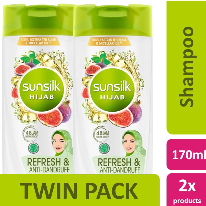 Sunsilk Hijab Recharge Shampoo Anti Dandruff 170ml Twin Pack