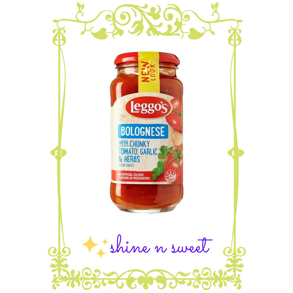 

Leggo's Bolognese Potato, Garlic and Herbs / Pasta Sauce 500gr