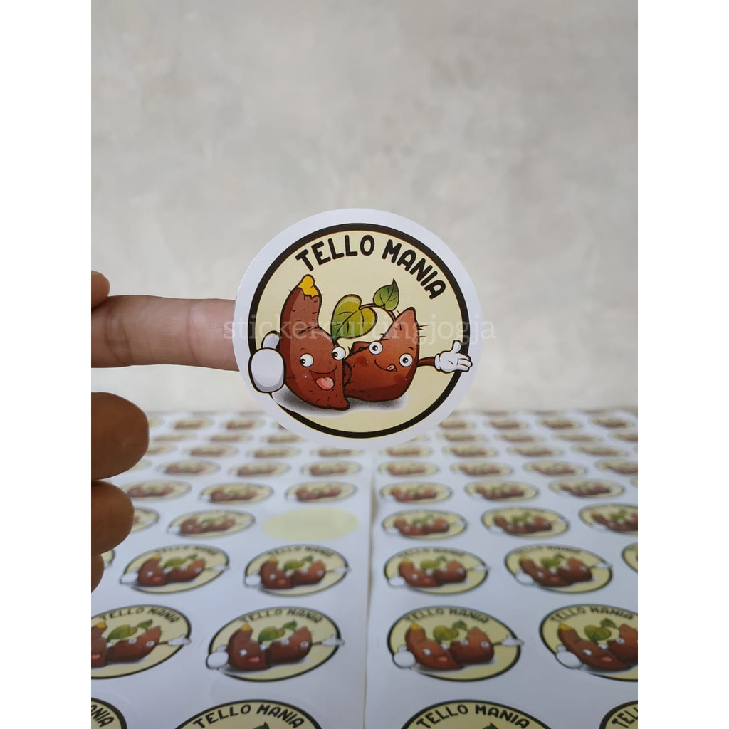 Jual Sticker Label Kemasan Produk Bulat Kotak Pola Bahan Cromo Paket 15 Lembar A3 Shopee Indonesia 8917