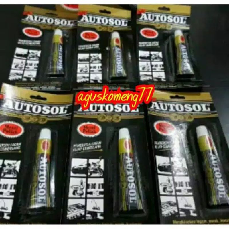 pengkilat aluminium autosol 15gram motor/mobil