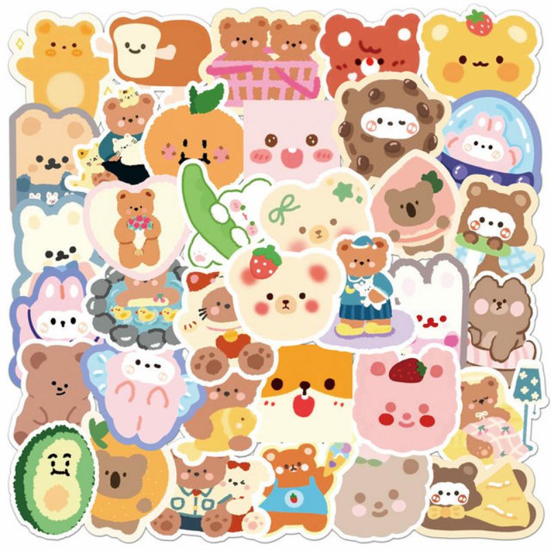 

Stiker Beruang Pack Style 260423