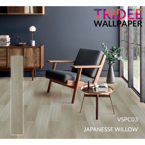 Lantai SPC Vinyl klik 4.0 MM Flooring | TRIDEE WALLPAPER