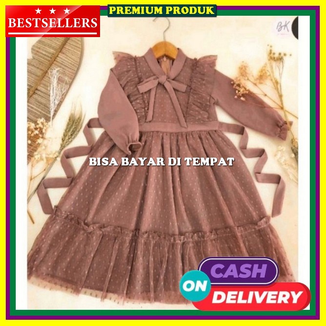 Gamis Anak Perempuan Terbaru Games Tanggung Murah Lebaran 2023 Import Pakaian Muslim Cewek Fashion M