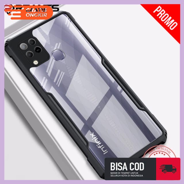 Case Infinix Hot 10S SOFT CASE CLEAR ARMOR SHOCKPROOF Covers