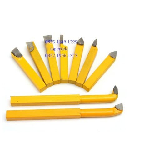 PAHAT BUBUT WIDIA 8X8 PAHAT BUBUT SET WIDIA PISAU BUBUT SET ISI 9 PCS