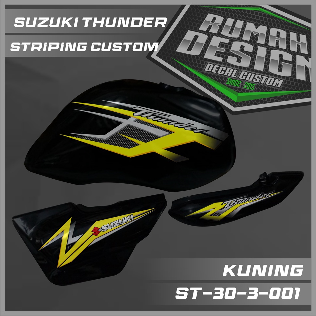 DECAL STICKER STRIPING SUZUKI THUNDER 125 CUSTOM 03