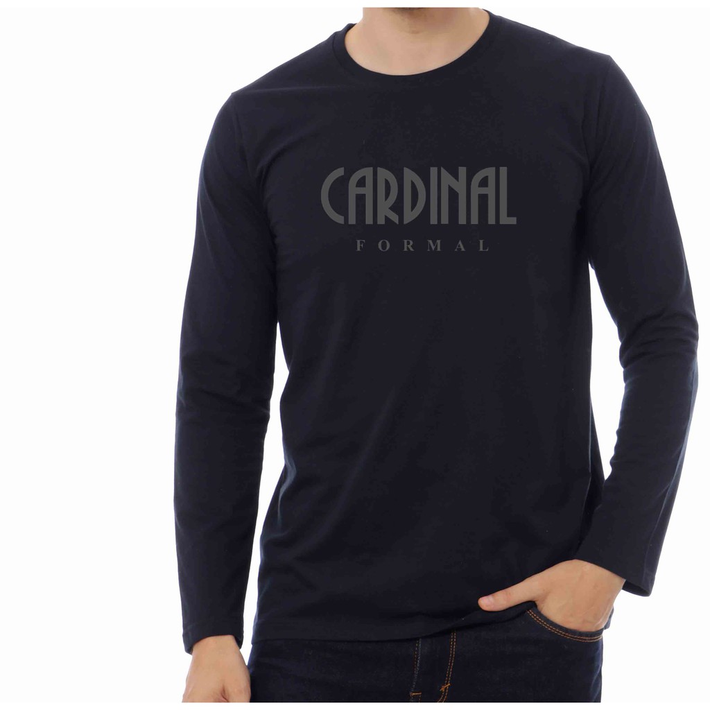 Baju kaos lengan panjang CF abu terbaru kaos terlaris pakaian pria  wanita Kaos premium