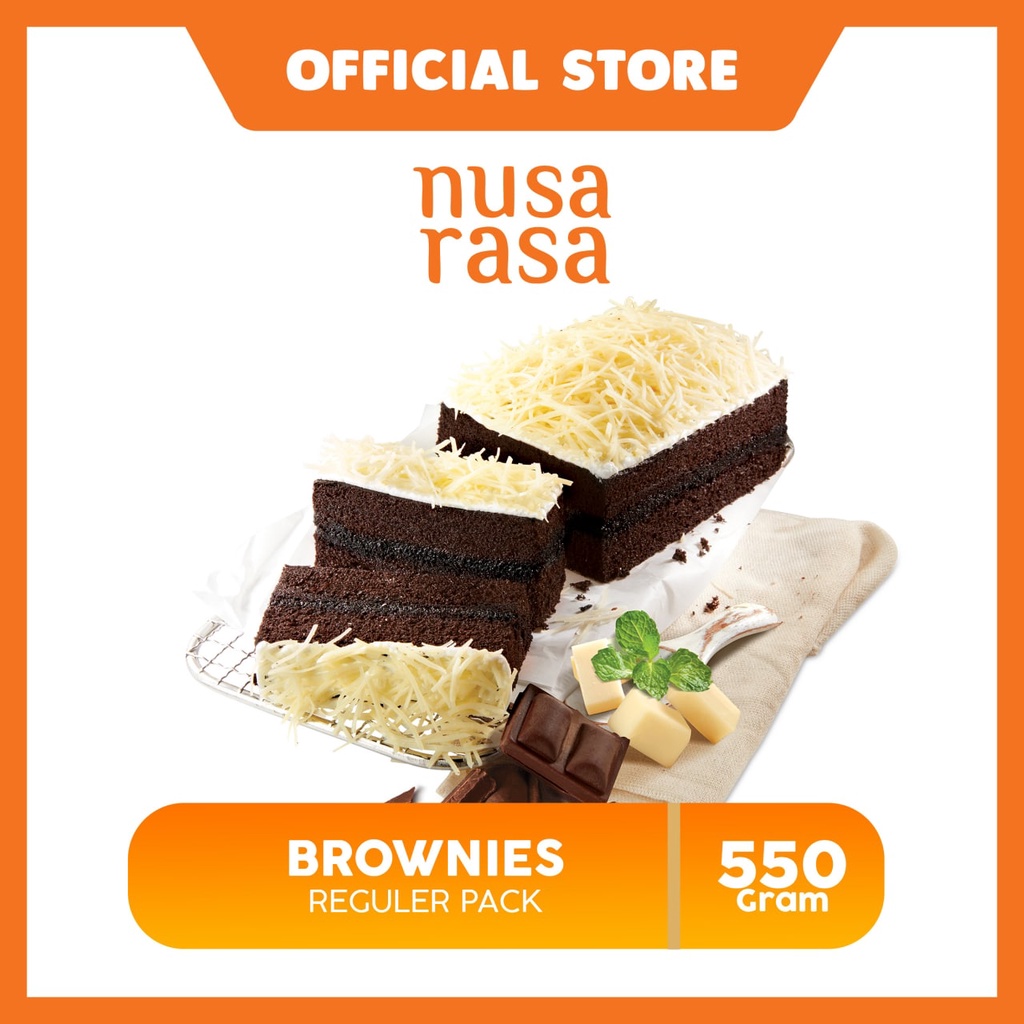 

Bolu Nusa Rasa Brownies - Reguler Pack (550 gr)