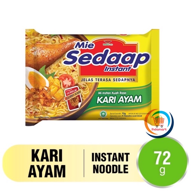 Mie Sedaap Kari Ayam 72 gr (Isi 10 pcs)