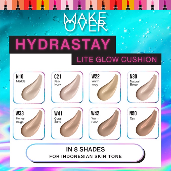 MAKE OVER Hydrastay Lite Glow Cushion 15g Makeover