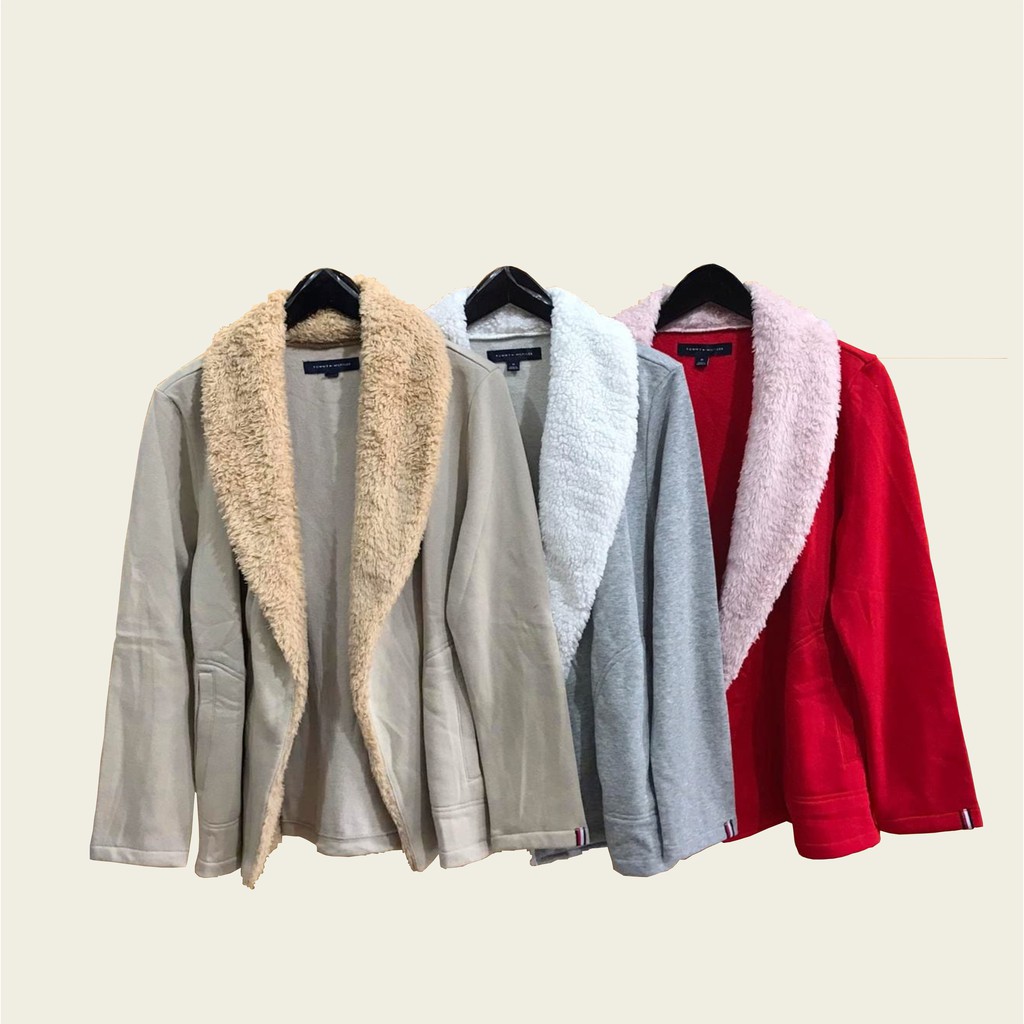 [ EB ] 1465005 THC Lined Fleece Sherpa Cardigan