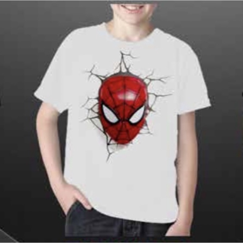 Kaos anak cowok Rhymes spiderman