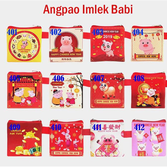 

promo Angpao Imlek Babi Dompet Angpao Pig Chinese New Year Envelope Sin Cia - Imlek Babi