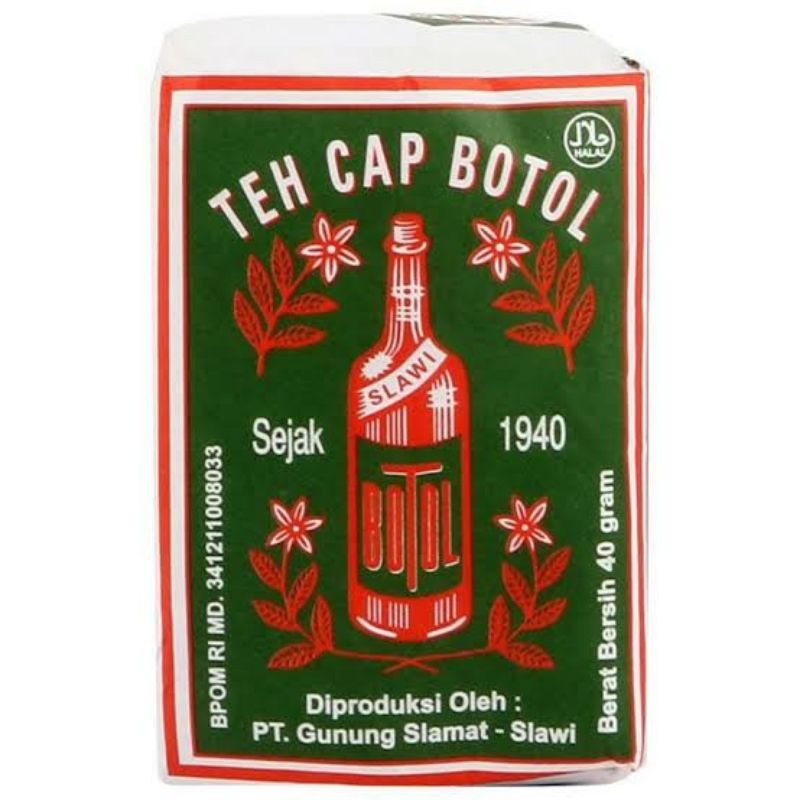

Teh Cap Botol kemasan 40 gr