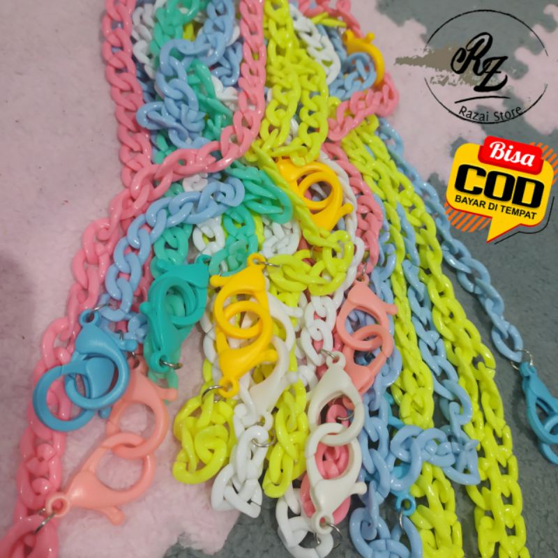 Kalung Masker/Strap Masker Cantikk, Bisa Cod