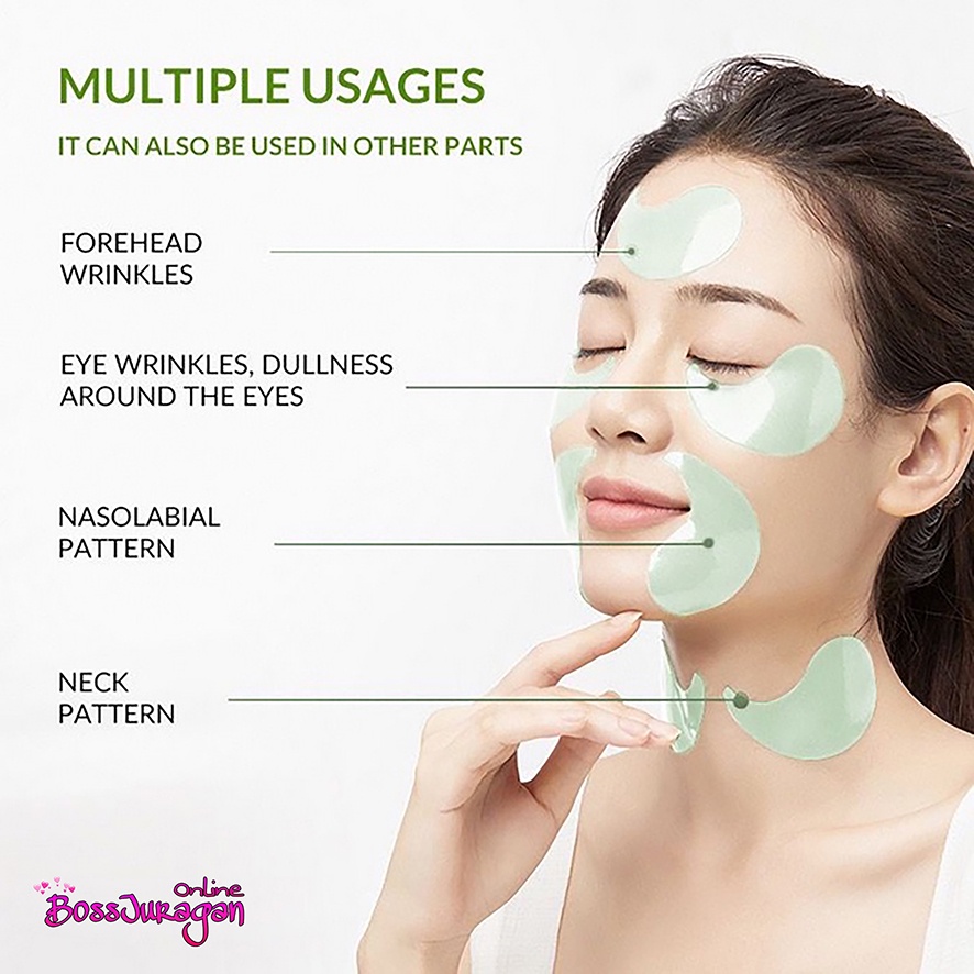 (BOSS) BPOM BIOAQUA Eye Mask Moisturizing Masker Mata 7.5gr Memudarkan Kerutan Mata