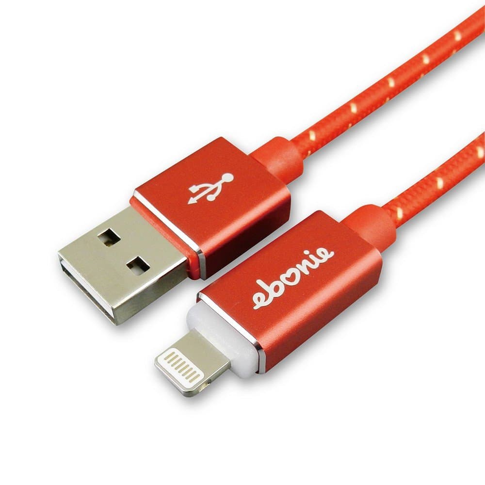 Amber ELT-L08 - USB Lightning Cable, 1.2m, Red