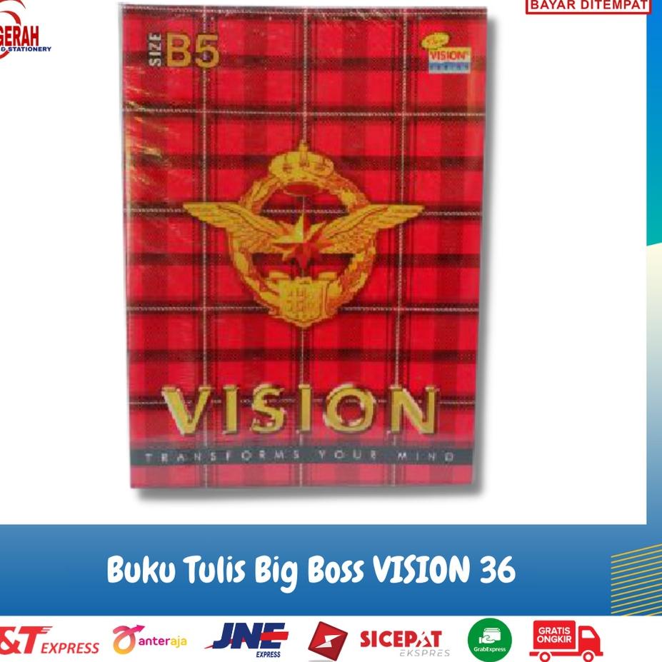 

Best! Buku Tulis Big Boss Vision 36 PAK .,