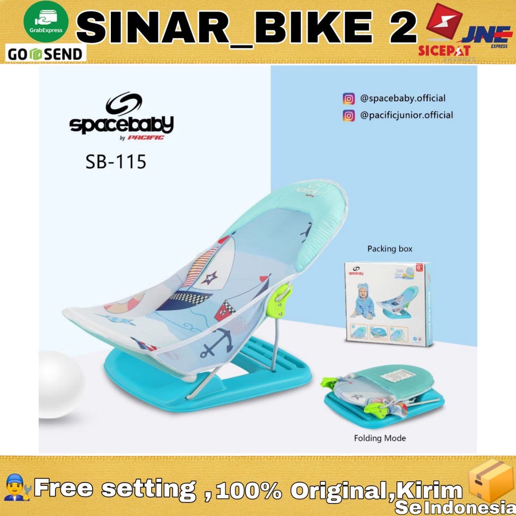 Baby Bather SpaceBaby Sb-115 (Tempat duduk mandi baby/Kursi mandi Baby)