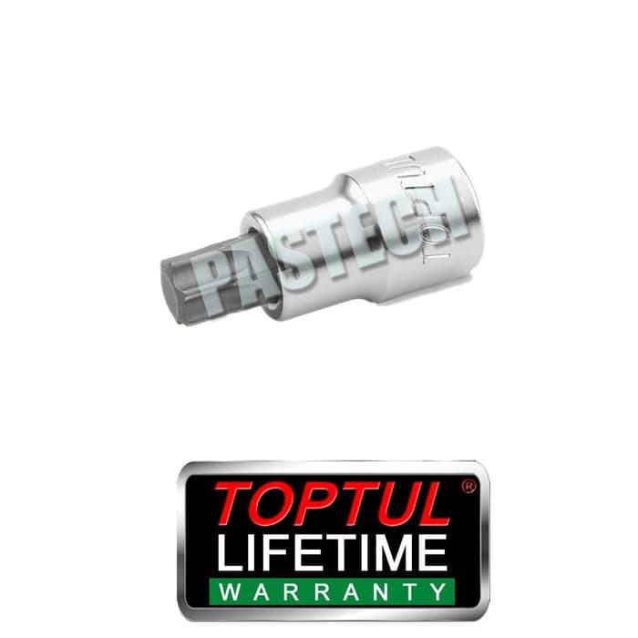 KUNCI SHOCK STARBIT BINTANG 1/2" T30 SHORT (TOPTUL) MADE IN TAIWAN