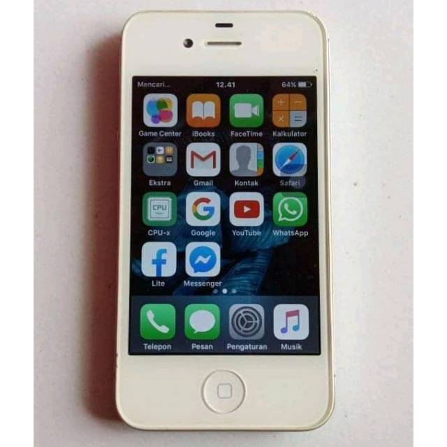 Iphone 4s 8Gb HpOnly Minus Tombol Home
