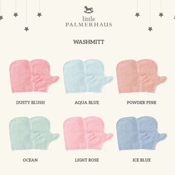 Premium Wash Mitt BAMBOO / Washlab Little Palmerhaus Washmit  ISI 2 / Waslap bayi / handuk mandi / waslap mandi / washmitt / washcloth / kain lap / mandi