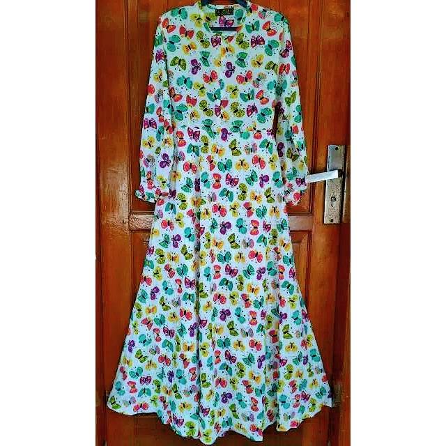 PRELOVED GAMIS SYARI MONALISA KUPU2 + KHIMAR