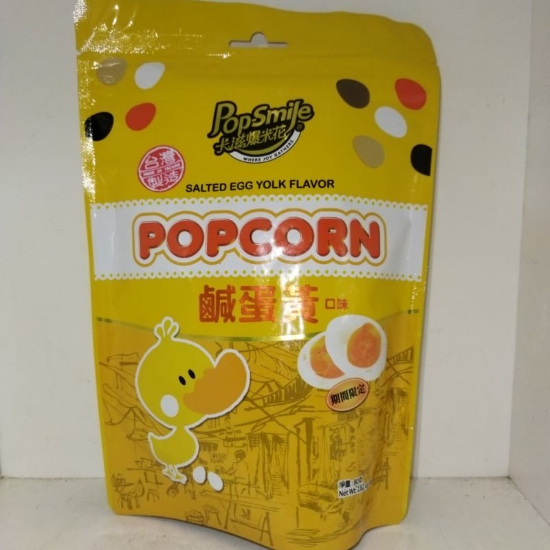 

POP SMILE POPCORN SALTED EGG 80GR