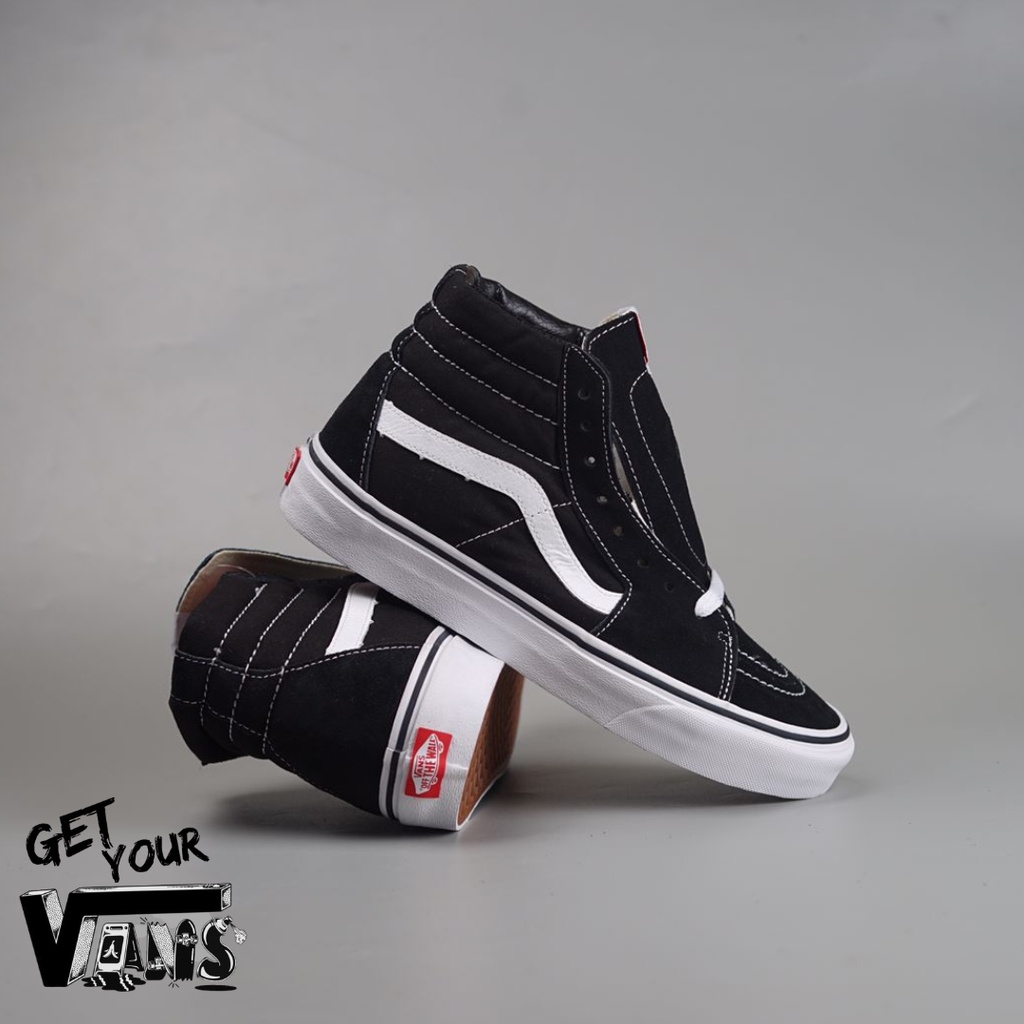 Vans Sk8 Hi Black White Original 100% Bnib