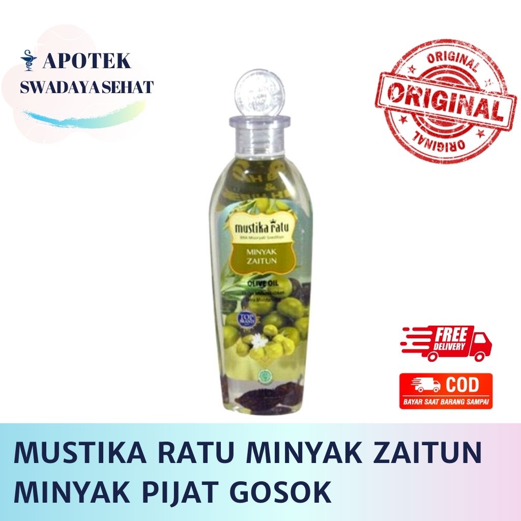 MUSTIKA RATU Minyak Zaitun 175 ML Minyak Pijat 75 ML Original