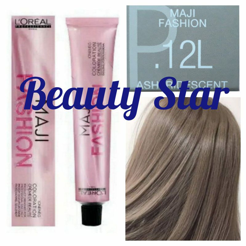 LOREAL MAJIFASHION NO. P.12L ASH IRIDESCENT