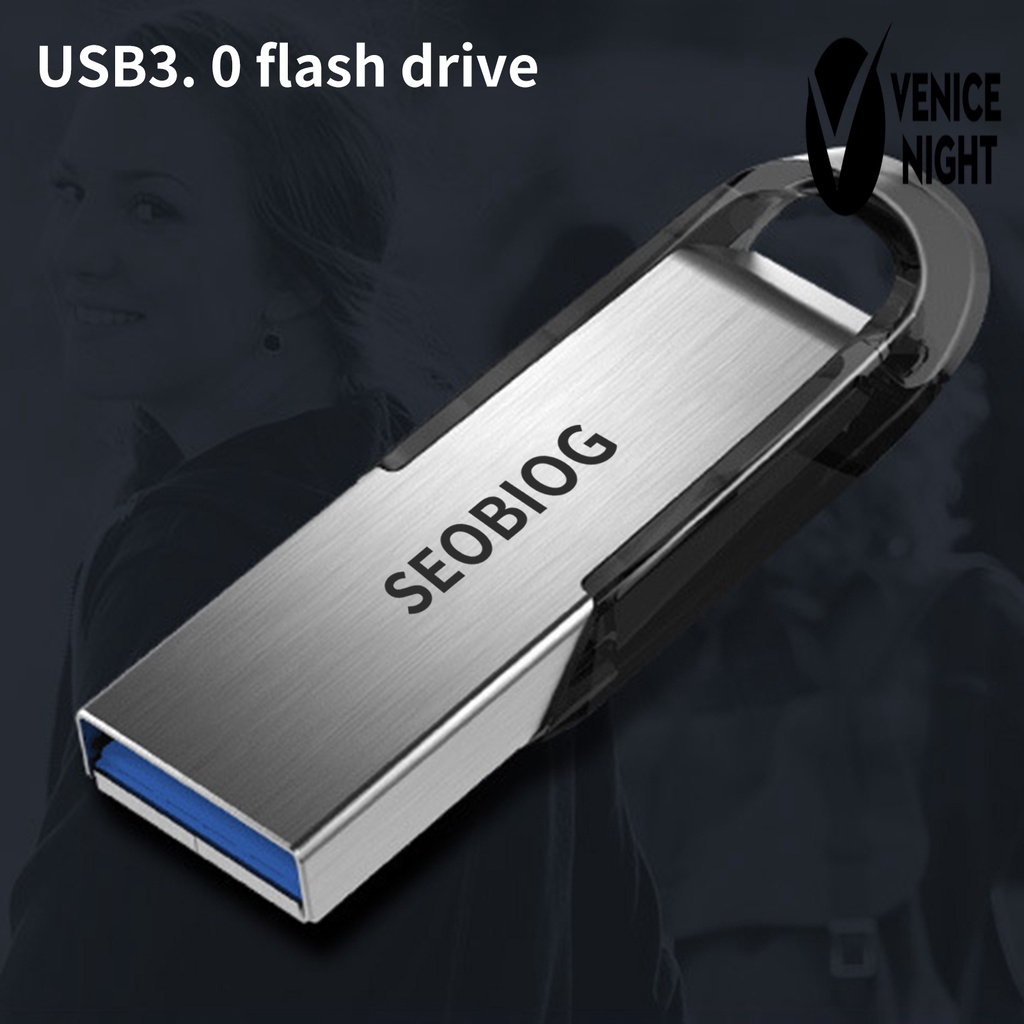 (SF) Seobiog Flashdisk USB 3.0 1TB 2TB Bahan Logam Anti Air